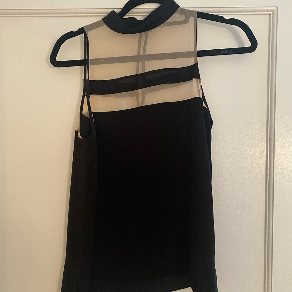 Cami NYC Mesh Silk Top